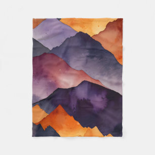 Painted Peaks Fleece Blanket