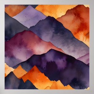 Painted Peaks Poster