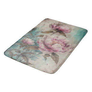 Painted Peonies - Bathmat