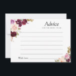 painted plum purple & peach floral advice<br><div class="desc">A simple floral design with watercolor plum purple and peach flowers. Feel free to change the colours and text details.</div>
