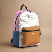 Painted Polka Dot Spots Personalized Name Colourfu