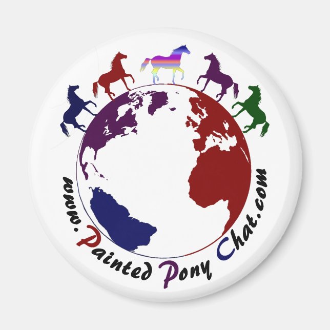 Painted Pony Chat Magnet (Front)