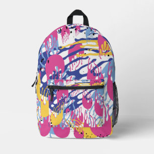 Painted. Printed Backpack