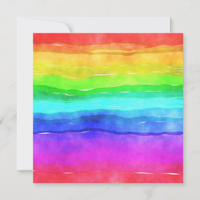Painted Rainbow Card (Front)