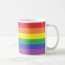 Painted Rainbow Flag