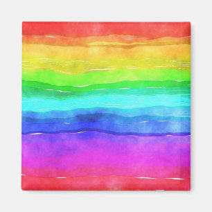 Painted Rainbow Magnet