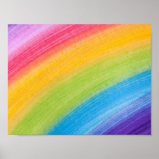 Painted Rainbow Poster (Front)