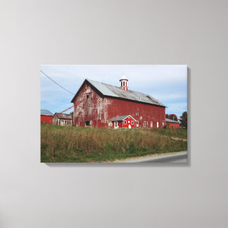 Painted Red Canvas Print