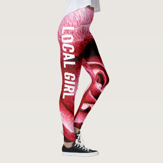 PAINTED ROSE LOCAL GIRL LEGGINGS (Right)