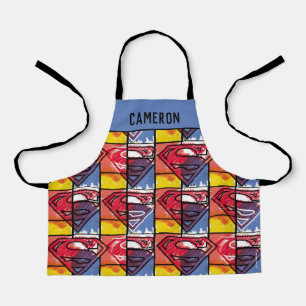 Painted Shield Pattern Apron