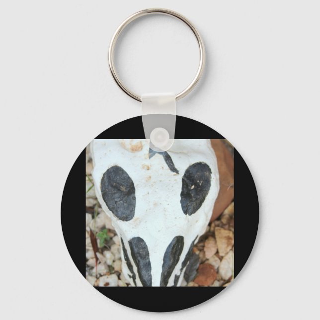 painted skull keychain (Front)