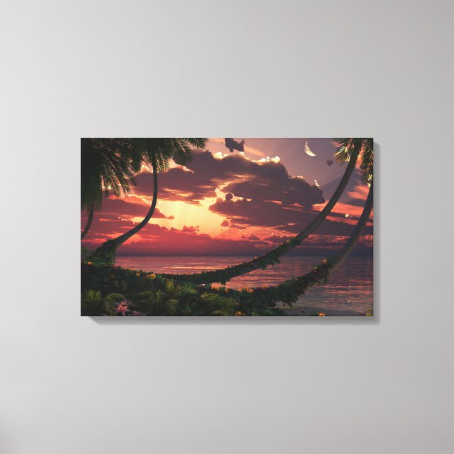 Painted Sky Canvas Print (Front)