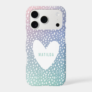 Painted spot + heart pastel gradient personalized