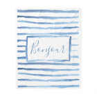 Painted Stripes Customizable Blanket