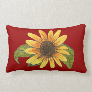 Painted Sunflower Pillow
