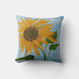 Painted Sunflower Pillow