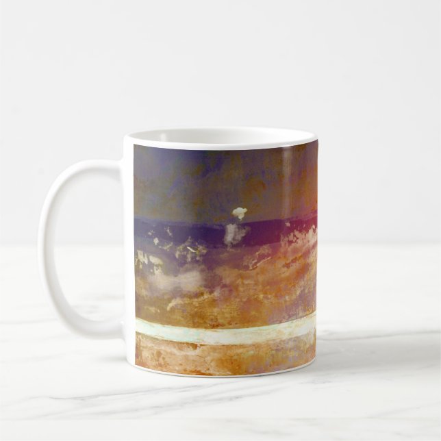 Painted Sunset Coffee Mug (Left)