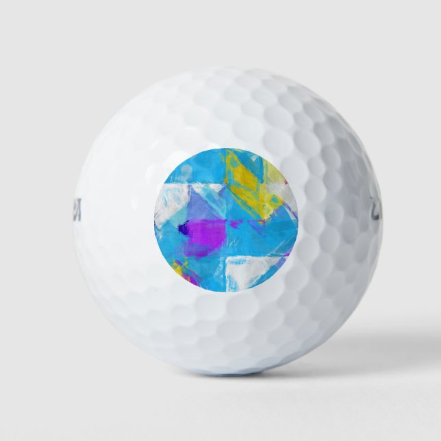 Painted texture golf balls (Front)