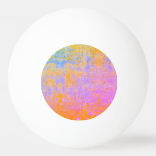 painted texture in sunset colours ping pong ball