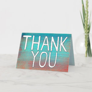 Painted Thank You Card (Customizable)