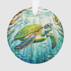 Painted Turtle Ornament