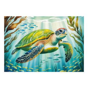 Painted Turtle Photo Print