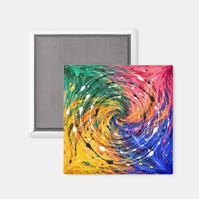 Painted Vortex Magnet (Front/Back)