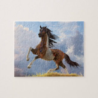 Painted War Horse Jigsaw Puzzle