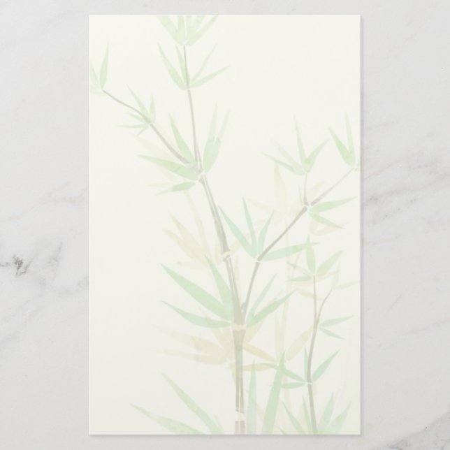 Painted watercolor card with wild stylized (Front)