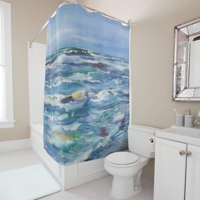 Painted Waves (In Situ)