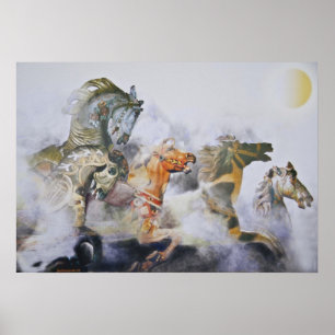 PAINTED WILD HORSES POSTER
