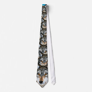 Painted Wolf Tie