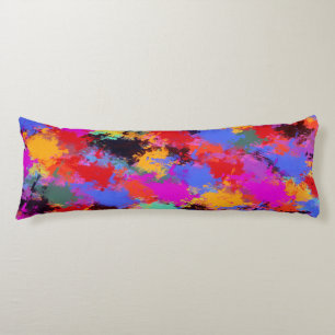 Painted Zebra Body Pillow