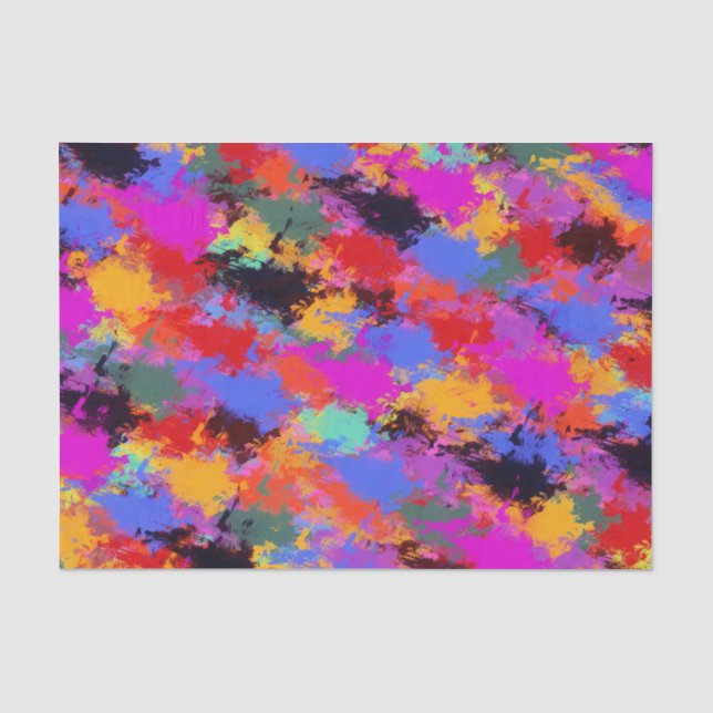 Painted Zebra Tissue Paper (Front)