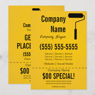 Painter 5x7 Flyer Invitation