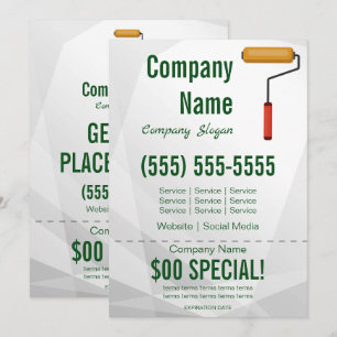 Painter 5x7 Flyer Invitation