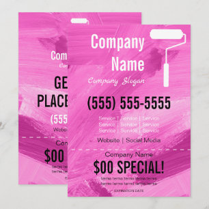 Painter 5x7 Flyer Invitation