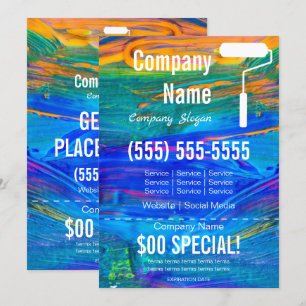 Painter 5x7 Flyer Invitation