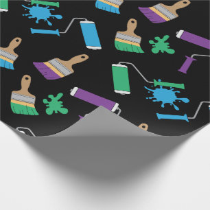 Painter and Decorator Birthday Wrapping Paper