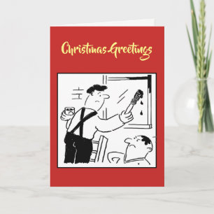 Painter and Decorator Christmas Card