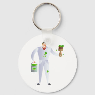 Painter and Decorator Keychain