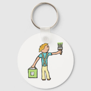 Painter And Decorator Keychain