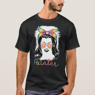 Painter Apparel Paint Roller Painter for Women T-Shirt