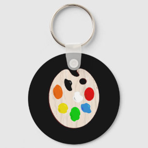 Painter Artist Paint Palette Halloween Costume  Keychain