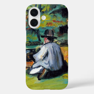 Painter at Work by Paul Cezanne, Vintage Fine Art iPhone 16 Case