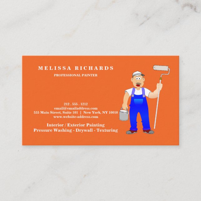 Painter Business Card (Front)