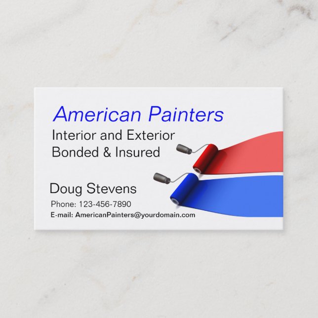 Painter Business Card (Front)