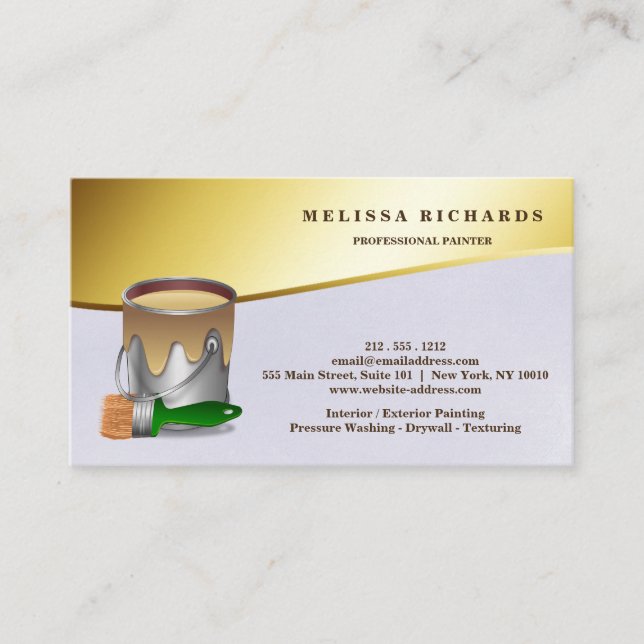 Painter Business Card (Front)