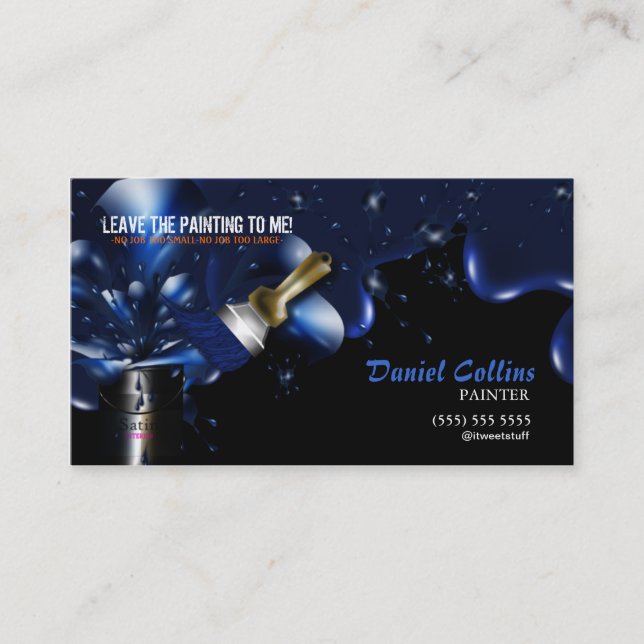 Painter Business Card (Front)