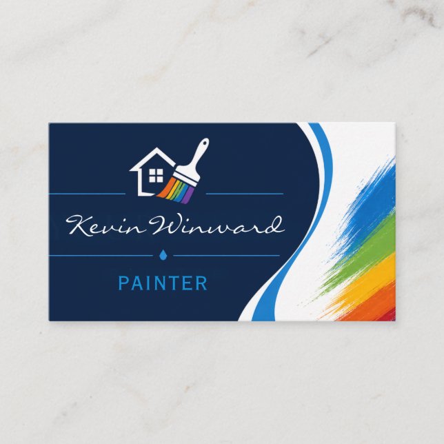 Painter Business Card (Front)